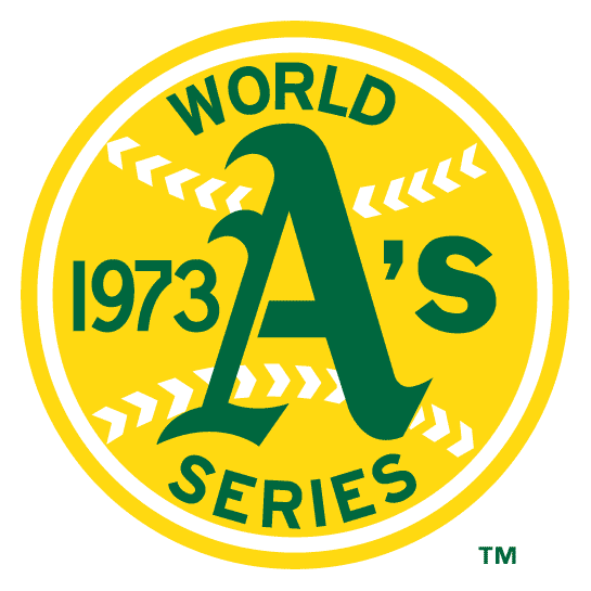 Oakland Athletics 1973 Special Event Logo t shirts iron on transfers